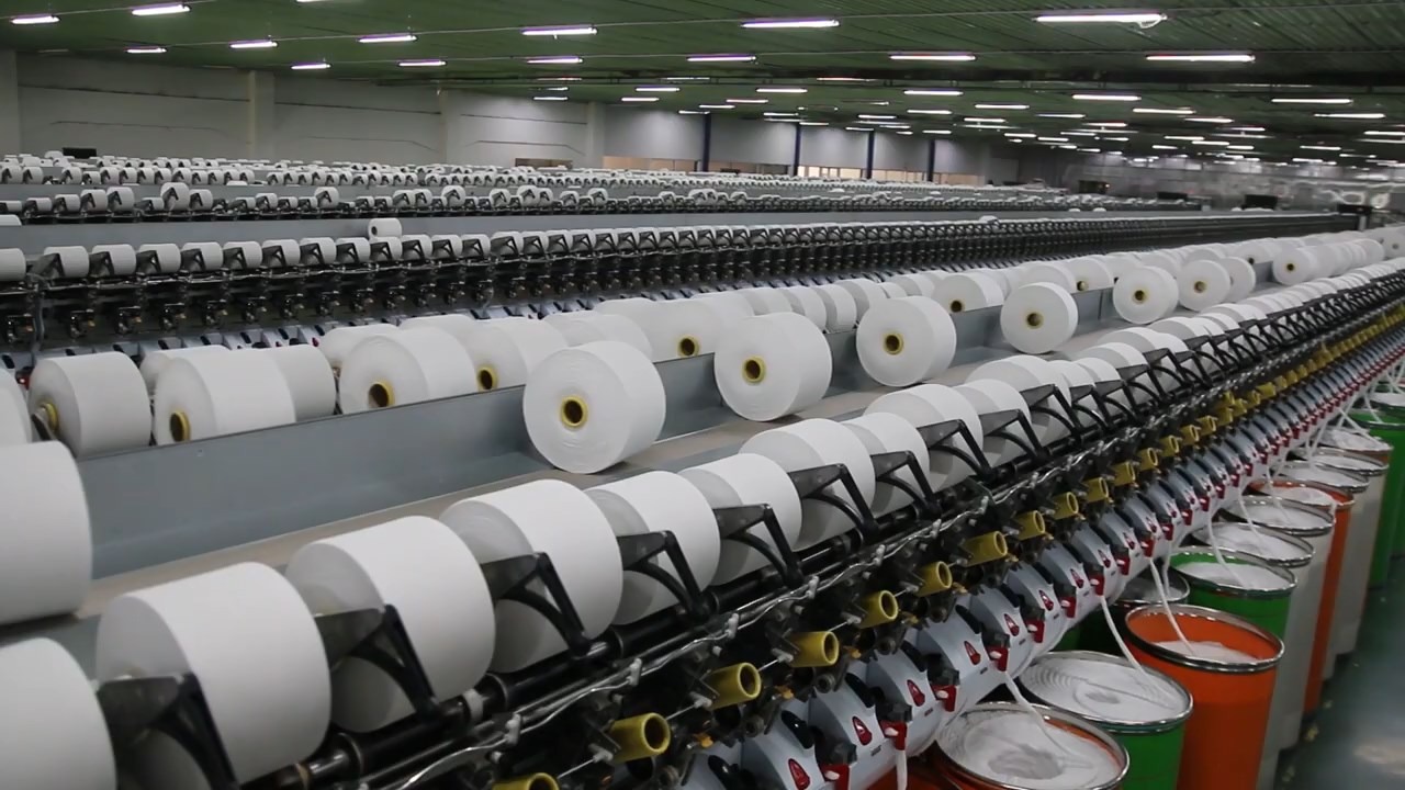 Large capacity yarn spinning facility at Mitra Saruta